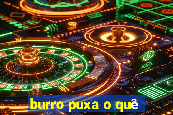 burro puxa o quê